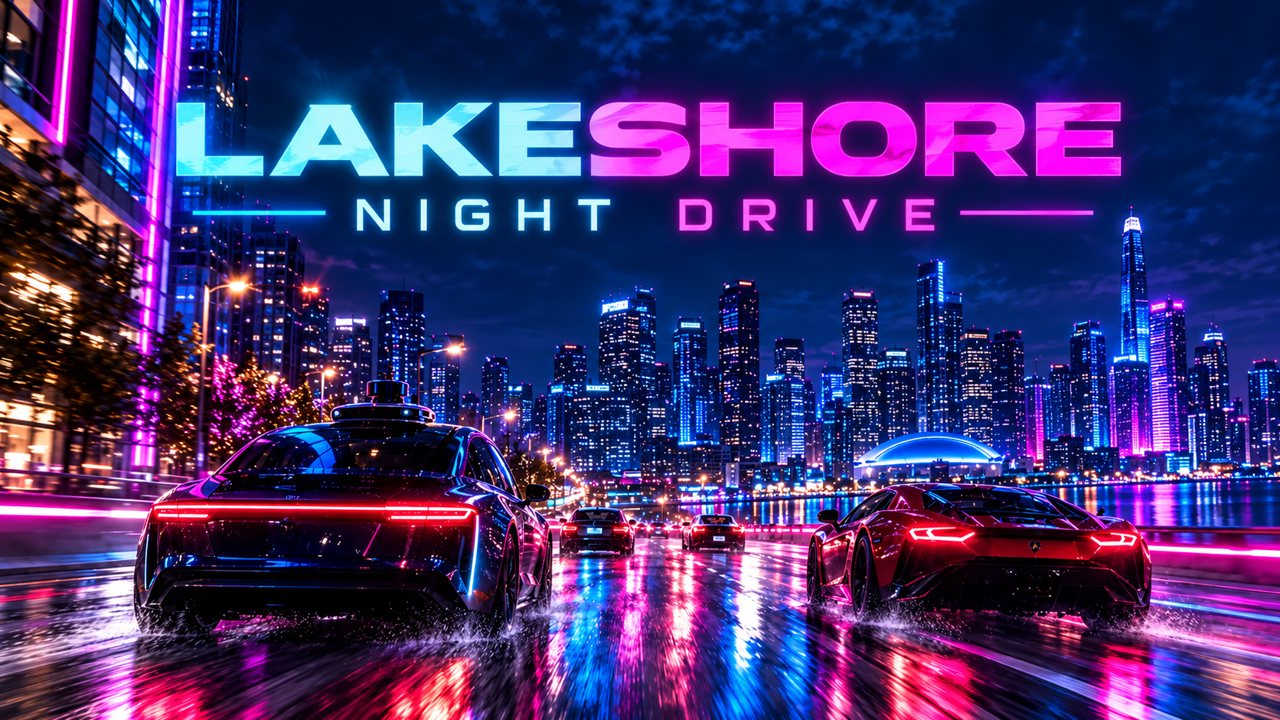 Lakeshore Night Drive